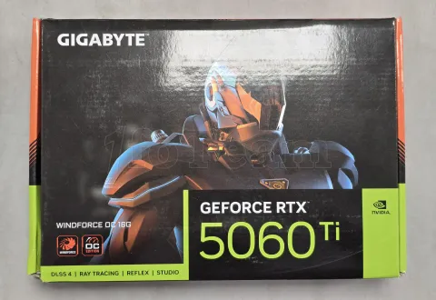 Photo de Carte Graphique Gigabyte GeForce RTX 5060 Ti Windforce OC 16Go - S/N 251741079532 - ID 222279