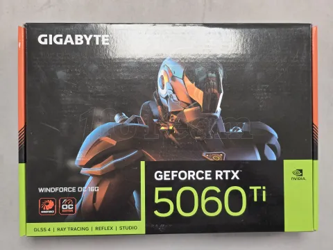 Photo de Carte Graphique Gigabyte GeForce RTX 5060 Ti Windforce OC 16Go - S/N 253841036682 - ID 222252