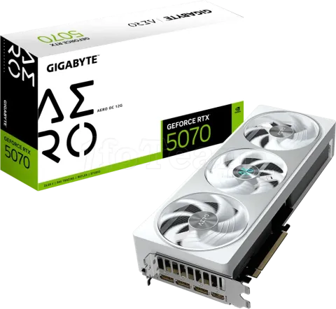 Photo de Carte Graphique Gigabyte GeForce RTX 5070 Aero OC