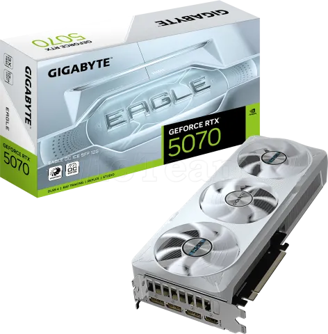Photo de Carte Graphique Gigabyte GeForce RTX 5070 Eagle OC Ice SFF
