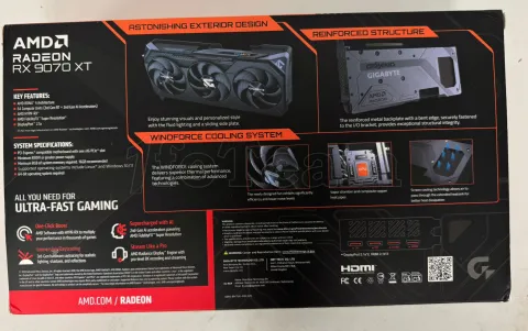 Photo de Carte Graphique Gigabyte Radeon RX 9070 XT Gaming OC - SN : SN254641108174 - ID227720