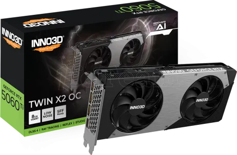 Photo de Carte Graphique Inno3D GeForce RTX 5060 Ti Twin X2 8Go