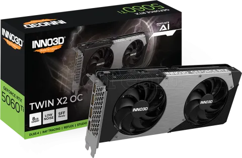 Photo de Carte Graphique Inno3D GeForce RTX 5060 Ti Twin X2 OC 8Go