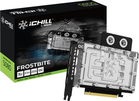 Photo de Carte Graphique Inno3D GeForce RTX 5080 iChill Frostbite