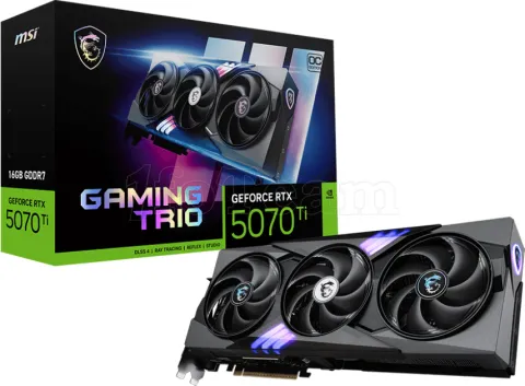 Photo de Carte Graphique MSI GeForce RTX 5070 Ti Gaming Trio OC