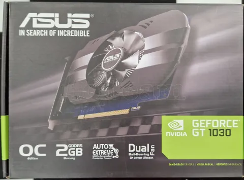 Photo de Carte Graphique Nvidia Asus GeForce GT 1030 Phoenix 2Go - SN N3YVYZ02M153WKB - ID 189506