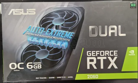 Photo de Carte Graphique Nvidia Asus GeForce RTX 2060 Dual OC Edition Evo 6Go - SN N1YVCM05B451ALZ - ID 189504