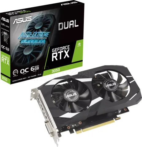 Photo de Carte Graphique Nvidia Asus GeForce RTX 3050 Dual OC 6Go