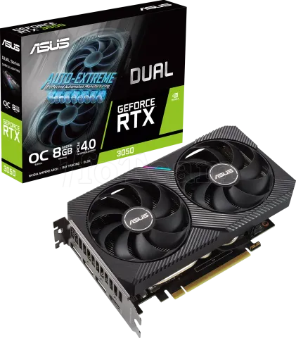 Photo de Carte Graphique Nvidia Asus GeForce RTX 3050 Dual OC LHR 8Go