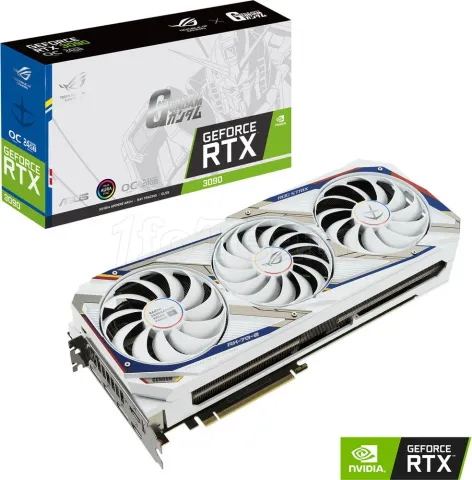 Photo de Carte Graphique Nvidia Asus GeForce RTX 3090 Rog Strix Gundam Edition limitée 24Go