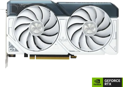 Photo de Carte Graphique Nvidia Asus GeForce RTX 4060 Ti Dual OC White 8Go