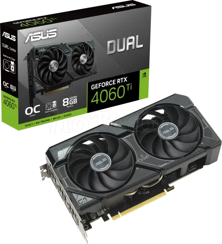 Photo de Carte Graphique Nvidia Asus GeForce RTX 4060 Ti Dual SSD OC 8Go