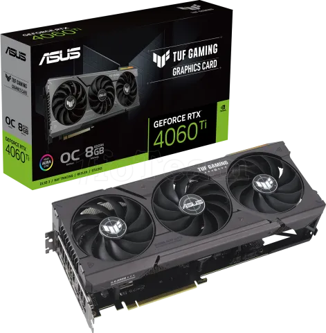 Photo de Carte Graphique Nvidia Asus GeForce RTX 4060 Ti Tuf Gaming OC 8Go