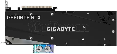 Photo de Carte Graphique Nvidia avec waterblock Gigabyte GeForce RTX 3080 Gaming OC WaterForce WB LHR 10Go