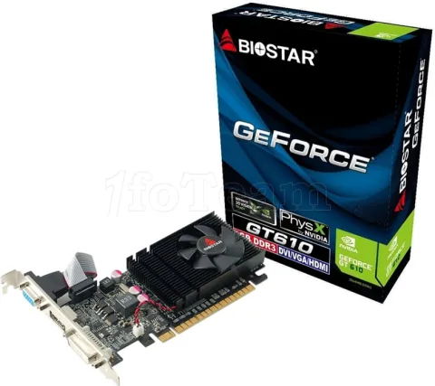Photo de Carte Graphique Nvidia Biostar GeForce GT610 2Go DDR3