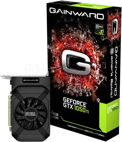 Photo de Carte Graphique Nvidia Gainward GeForce GTX1050 Ti 4Go GDDR5