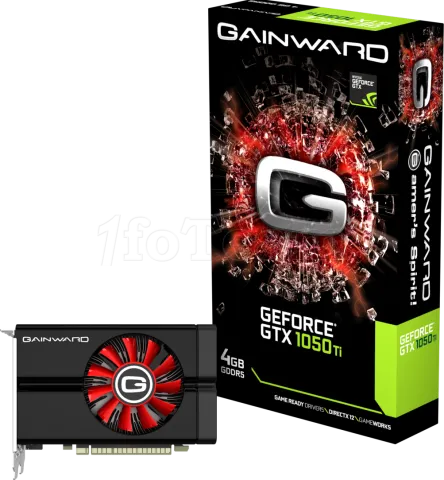 Photo de Carte Graphique Nvidia Gainward GeForce GTX1050 Ti 4Go