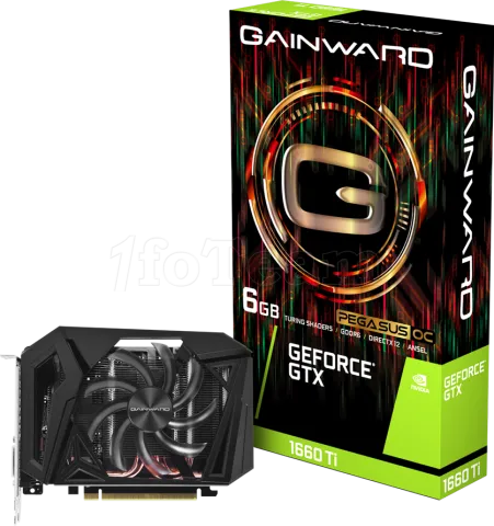 Photo de Carte Graphique Nvidia Gainward GeForce GTX1660 Pegasus OC 6Go GDDR5 PCI-E