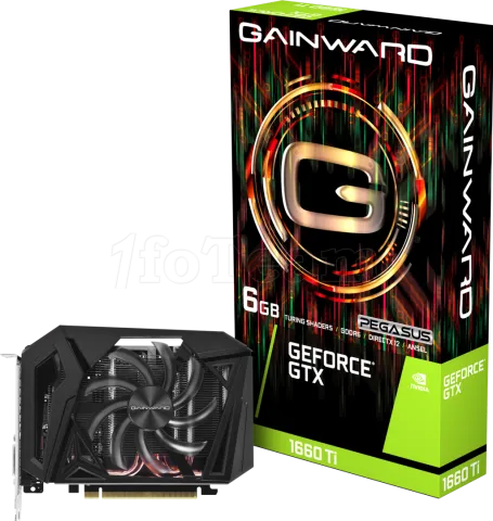 Photo de Carte Graphique Nvidia Gainward GeForce GTX1660 Ti Pegasus 6Go Mini ITX