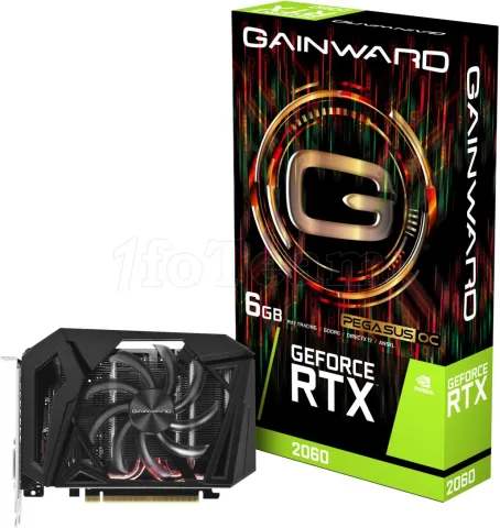 Photo de Carte Graphique Nvidia Gainward GeForce RTX 2060 Pegasus OC 6Go GDDR6 Mini ITX