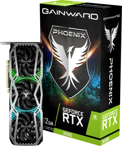 Photo de Carte Graphique Nvidia Gainward GeForce RTX 3080 Phoenix LHR 12Go