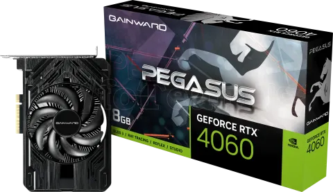 Photo de Carte Graphique Nvidia Gainward GeForce RTX 4060 Pegasus 8Go Mini ITX