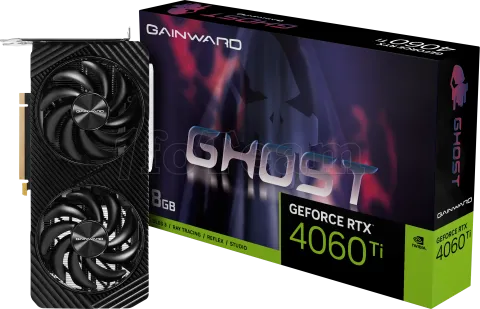 Photo de Carte Graphique Nvidia Gainward GeForce RTX 4060 Ti Ghost 8Go