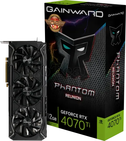 Photo de Carte Graphique Nvidia Gainward GeForce RTX 4070 Ti Phantom GS Reunion 12Go