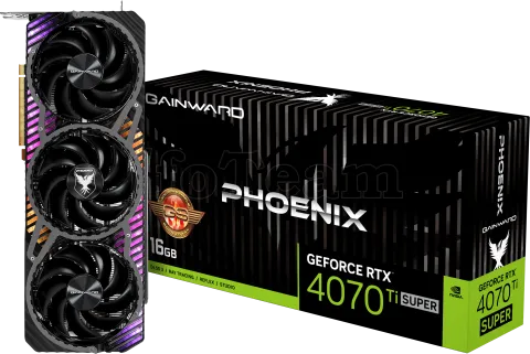 Photo de Carte Graphique Nvidia Gainward GeForce RTX 4070 Ti Super Phoenix Golden Sample 16Go