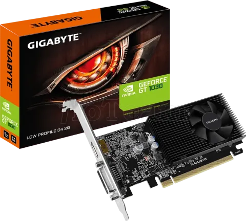 Photo de Carte Graphique Nvidia Gigabyte GeForce GT 1030 D4 Low Profile 2Go DDR4