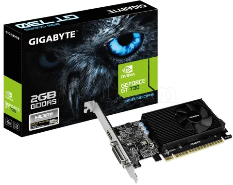 Photo de Carte Graphique Nvidia Gigabyte GeForce GT730 2048 Mo PCI-E
