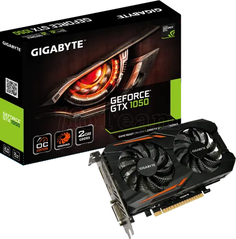 Photo de Carte Graphique Nvidia Gigabyte GeForce GTX1050 OC 2Go PCI-E