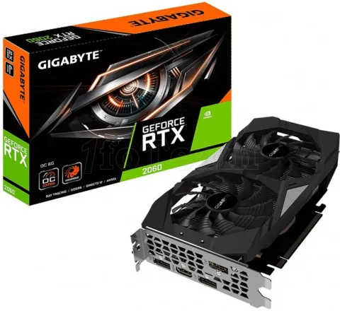 Photo de Carte Graphique Nvidia Gigabyte GeForce RTX 2060 OC 6Go GDDR6