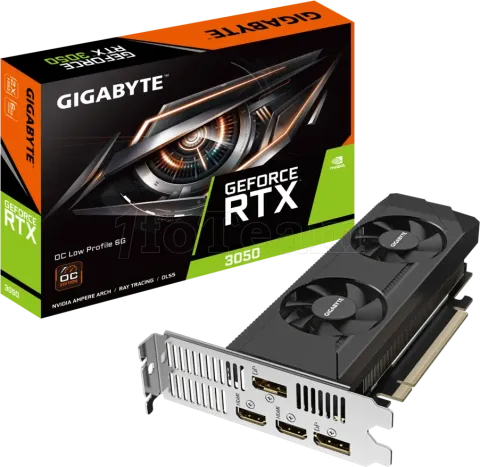 Photo de Carte Graphique Nvidia Gigabyte GeForce RTX 3050 OC 6Go Low Profile