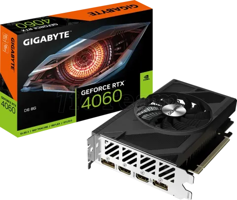 Photo de Carte Graphique Nvidia Gigabyte GeForce RTX 4060 D6 8Go Mini ITX