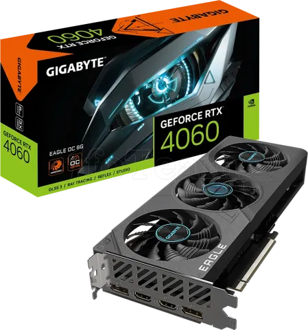 Photo de Carte Graphique Nvidia Gigabyte GeForce RTX 4060 Eagle OC 8Go