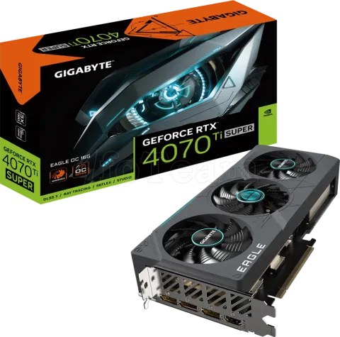 Photo de Carte Graphique Nvidia Gigabyte GeForce RTX 4070 Ti Super Eagle OC 16Go