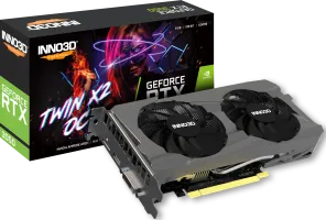 Photo de Carte Graphique Nvidia Inno3D GeForce RTX 3050 Twin X2 OC 8Go