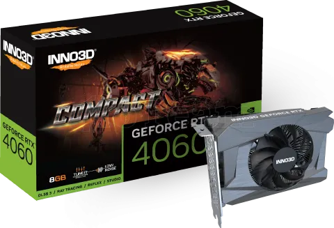 Photo de Carte Graphique Nvidia Inno3D GeForce RTX 4060 Compact 8Go Mini ITX