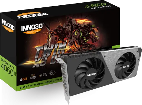 Photo de Carte Graphique Nvidia Inno3D GeForce RTX 4060 Ti Twin X2 OC 8Go