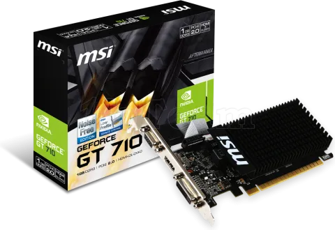 Photo de Carte Graphique Nvidia MSI GeForce GT710 1GD3H 1Go LP Passive