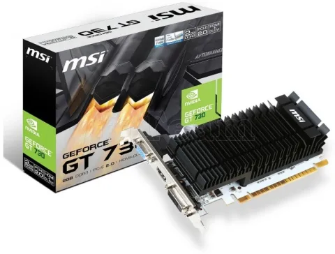 Photo de Carte Graphique Nvidia MSI GeForce GT730 2GD3 2Go DDR3 Low Profile Mini ITX