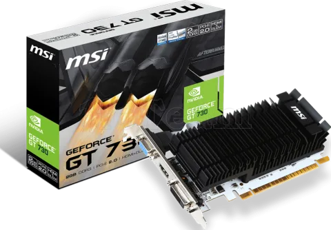 Photo de Carte Graphique Nvidia MSI GeForce GT730K 2GD3H LP 2Go DDR3 Low Profile Mini ITX