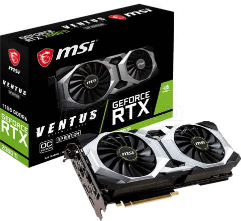 Photo de Carte Graphique Nvidia MSI GeForce RTX 2080Ti Ventus GP OC 11Go