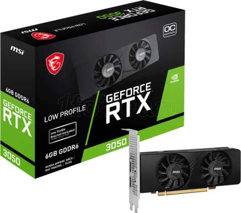 Photo de Carte Graphique Nvidia MSI GeForce RTX 3050 OC 6Go Low Profile