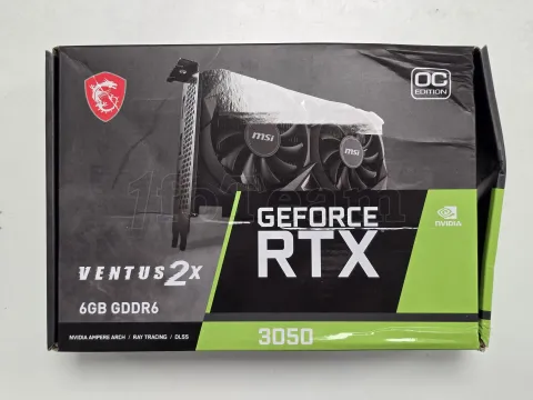 Photo de Carte Graphique Nvidia MSI GeForce RTX 3050 Ventus 2X E OC 6Go - S/N 602-V812-131SD2506020039 - ID 222236