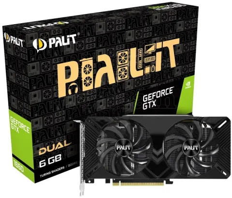 Photo de Carte Graphique Nvidia Palit GeForce GTX1660 Dual 6Go GDDR6