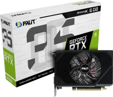 Photo de Carte Graphique Nvidia Palit GeForce RTX 3050 StormX 6Go Mini ITX