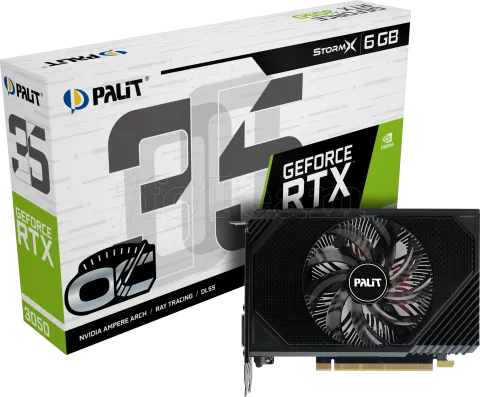 Photo de Carte Graphique Nvidia Palit GeForce RTX 3050 StormX OC 6Go Mini ITX