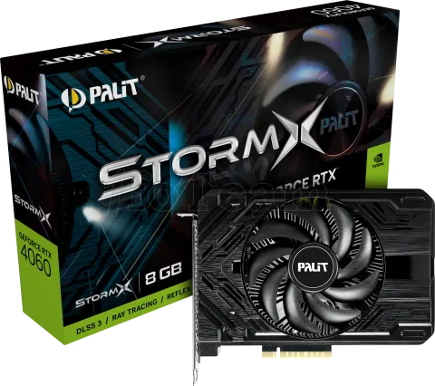 Photo de Carte Graphique Nvidia Palit GeForce RTX 4060 StormX 8Go Mini ITX